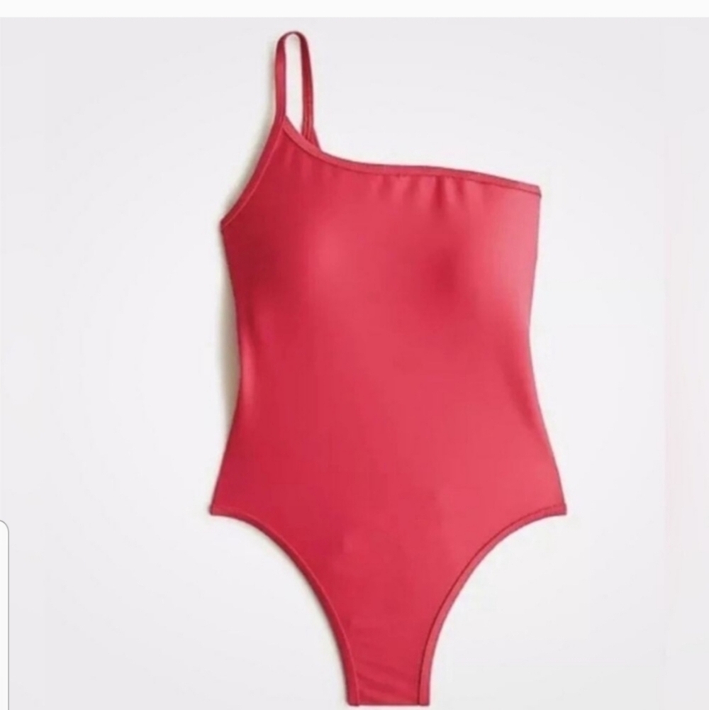 J Crew Ribbed One Strap One Piece Swimsuit Plus Size 24 NWT - Picture 1 of 9